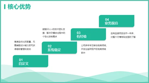 电商软件管理系统通用PPT模板