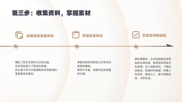 黄色简约实拍卡片式公文写作技巧培训
