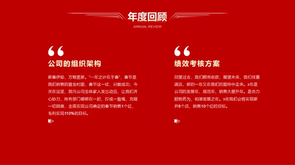 红色公司年会活动策划PPT模板