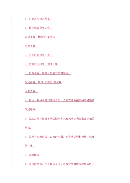 煤气中毒事故应急预案演练方案.docx