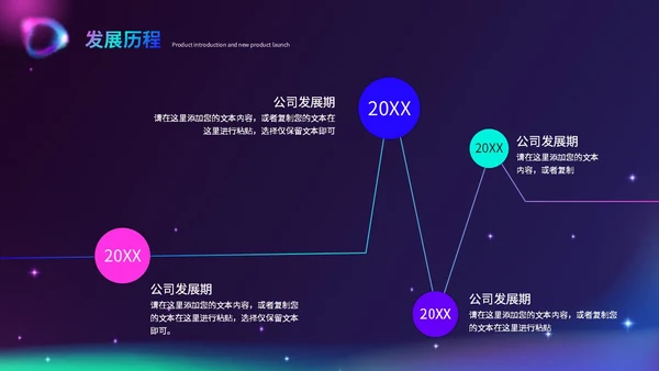 时尚酷炫科技感北极光产品发布会新品发布会品牌发布会ppt模板