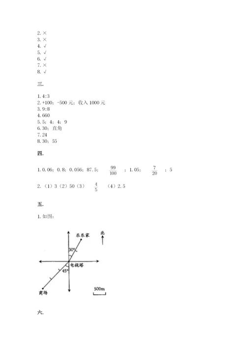 杭州文澜中学小升初数学试卷精品（预热题）.docx