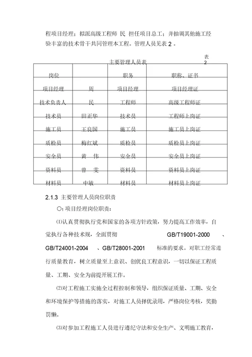 桩基础工程施工组织设计方案