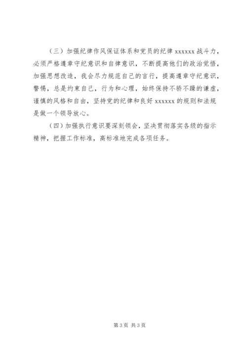 守纪律讲规矩党性分析材料.docx