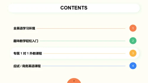 彩色3D英语在线教学课件PPT素材