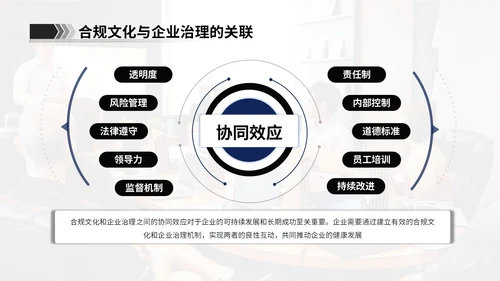 蓝墨色商务风企业文化合规体系建设计划书ppt模板