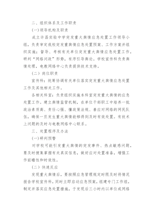 网络舆情应急预案.docx