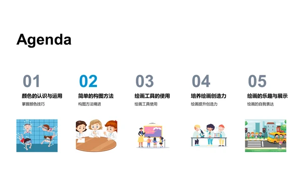 美术基础课程PPT模板