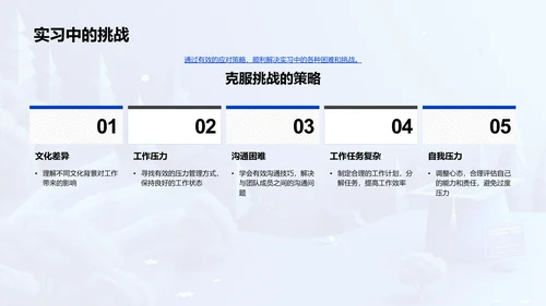 实习成果展示与职业定位PPT模板