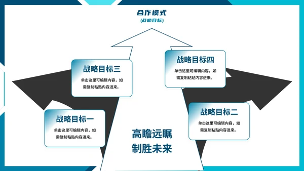 商务几何蓝色实景项目招商引资计划书PPT模板