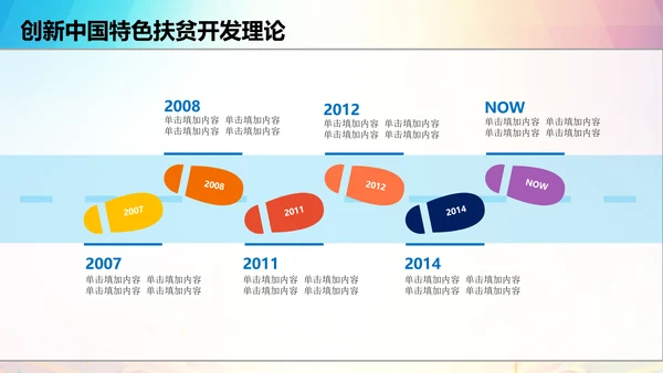 新农村精准扶贫开发脱贫攻坚战PPT模板