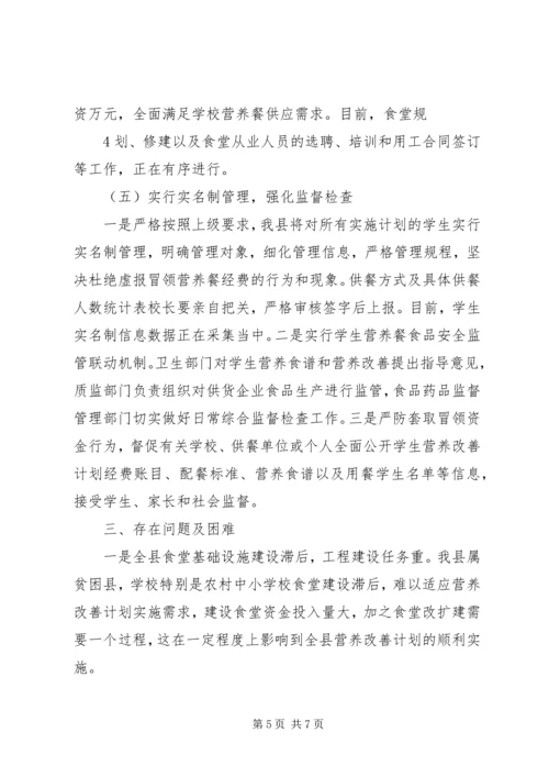 营养改善计划工作推进情况汇报 (4).docx