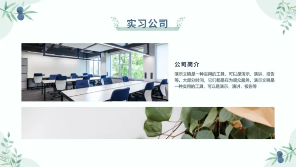 莫兰迪小清新大学生社会实践实习报告