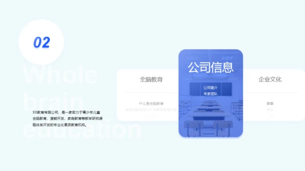 橙色早期全脑儿童教育项目说明会PPT案例