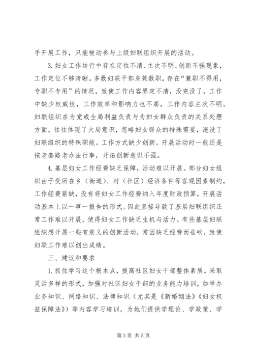 做好新时期社区妇女工作的几点思考.docx