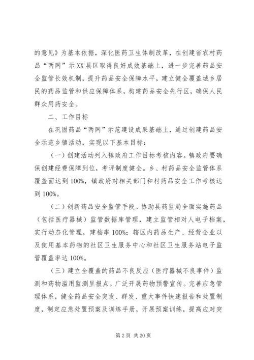 药品示范乡镇创建工作方案.docx