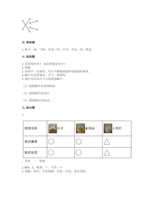 教科版一年级下册科学期末测试卷【网校专用】.docx