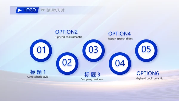 蓝色大气项目进度汇报介绍工作总结PPT
