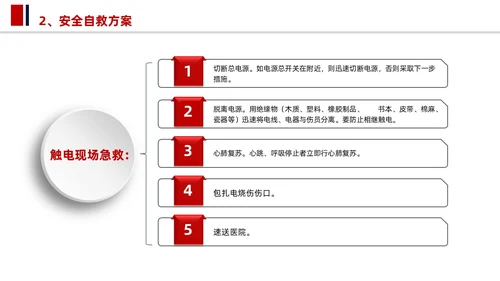 简洁大学生校园安全教育PPT