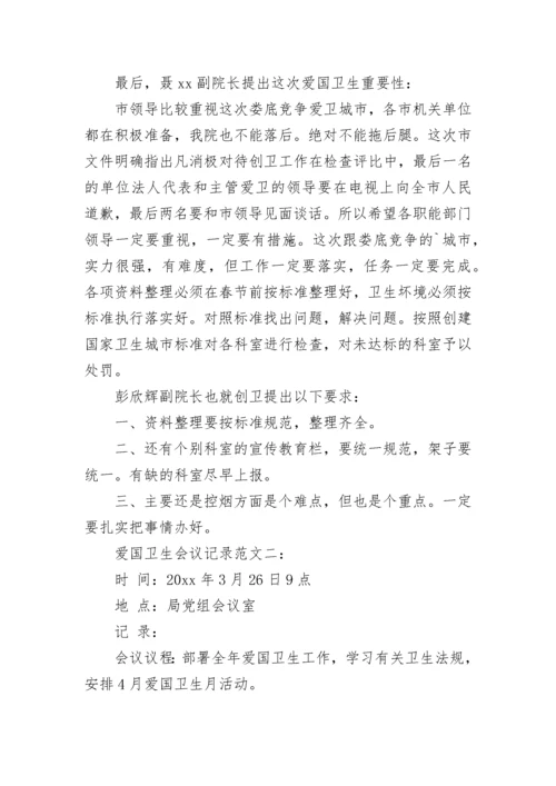 爱国卫生会议记录.docx