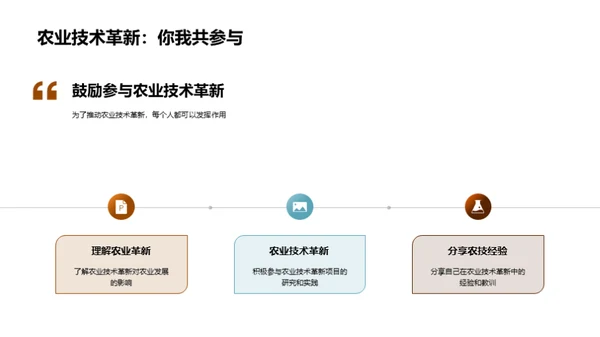 农业科技改革之路