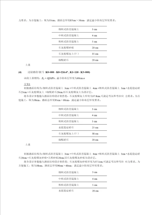 [毕业设计精品]路基路面设计计算书