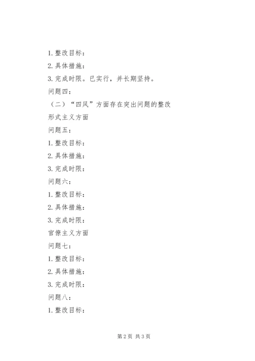 党群众路线教育实践活动党员整改方案.docx