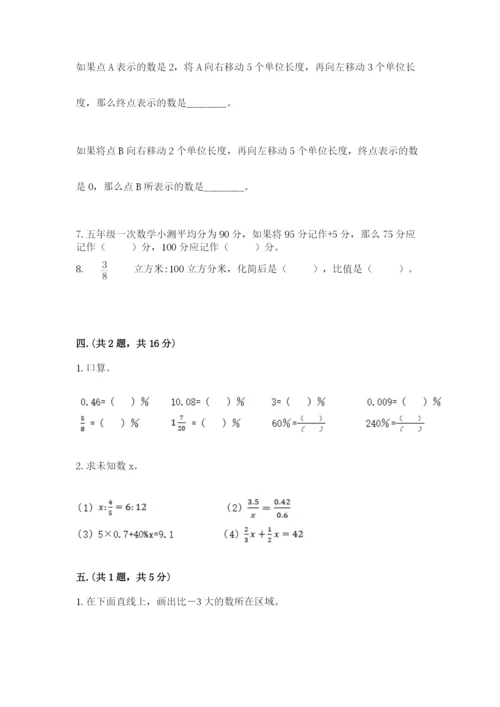 人教版小升初数学模拟试卷附参考答案【名师推荐】.docx