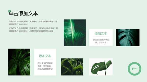 绿色极简品牌介绍通用PPT演示模板
