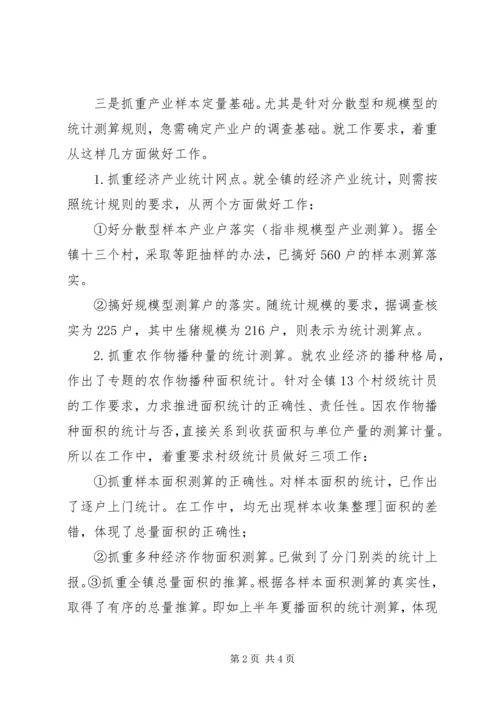 乡镇统计工作总结范文.docx