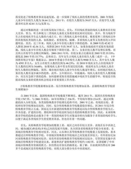 特殊教育发展现状浅谈论文