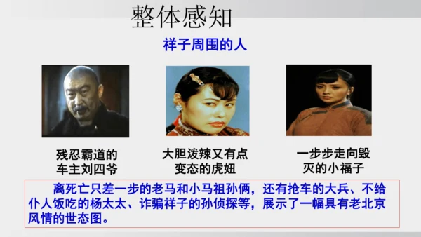 七年级下册语文第三单元整本书阅读 《骆驼祥子》课件