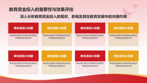 红色党政风聚焦全国两会政府工作汇报PPT模板