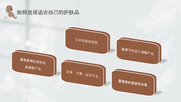 高级灰和棕色简约实拍风美容护肤美容知识培训PPT