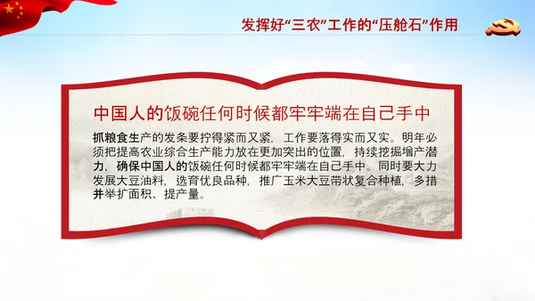 学习中央农村工作会议精神三农乡村振兴PPT