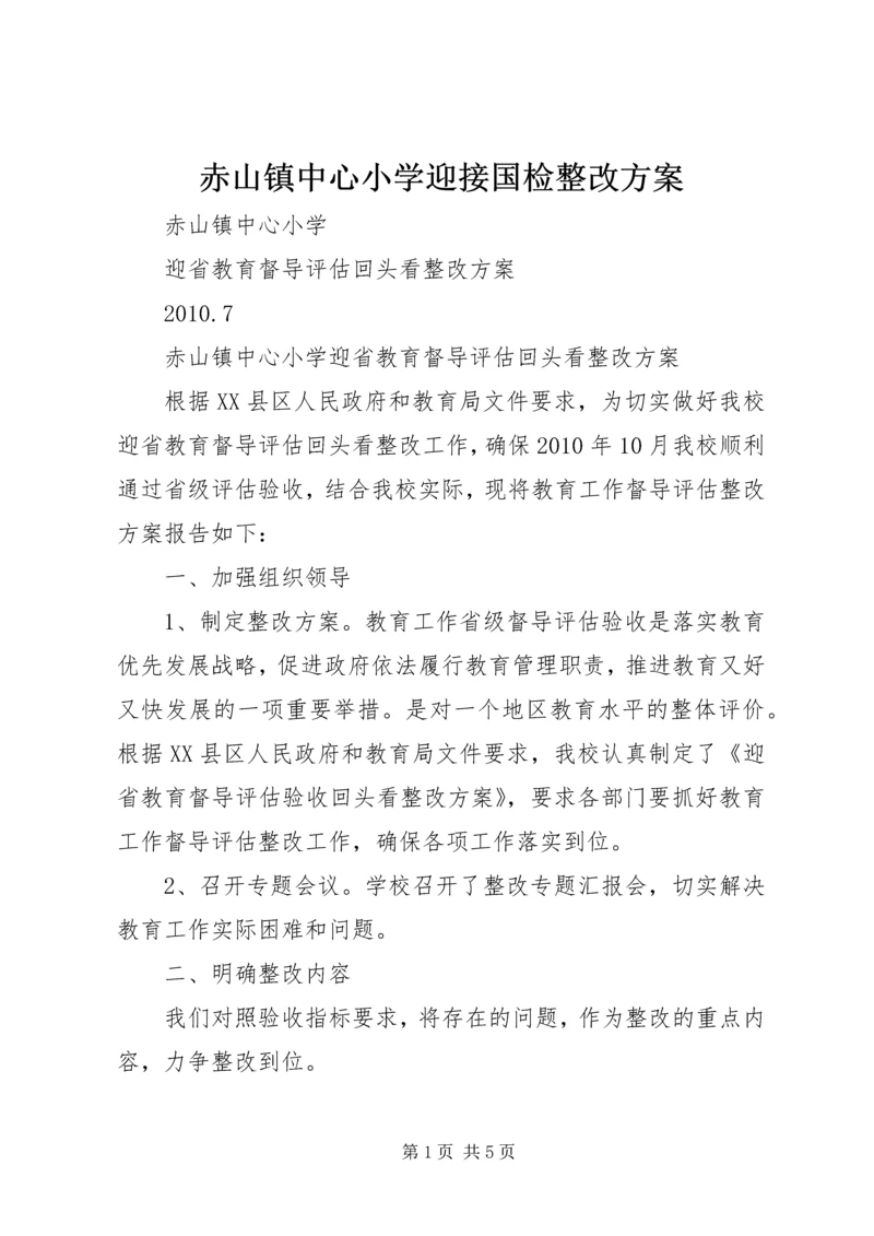 赤山镇中心小学迎接国检整改方案 (3).docx