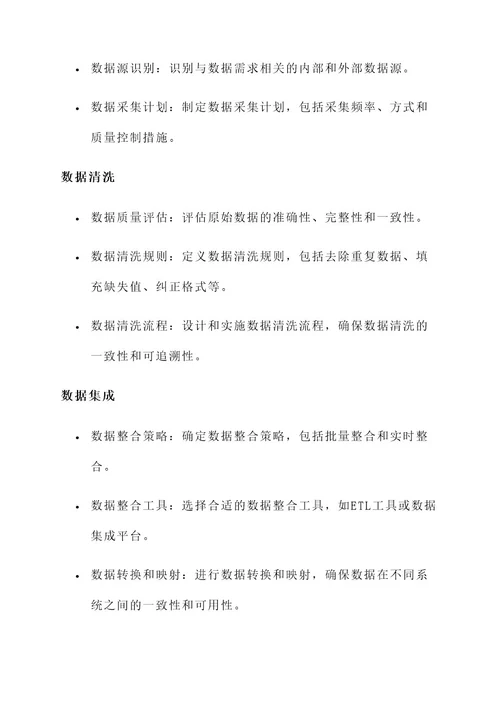 数据治理方案解决方案