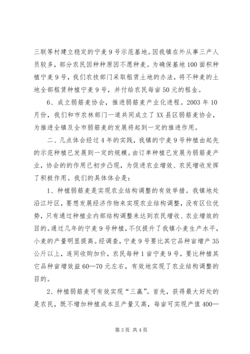 发展弱筋麦产业促进农业增收增效 (4).docx