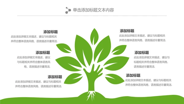 绿色森林植树造林林业木材园林绿化PPT