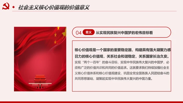 社会主义核心价值观宣讲主题教育微党课PPT