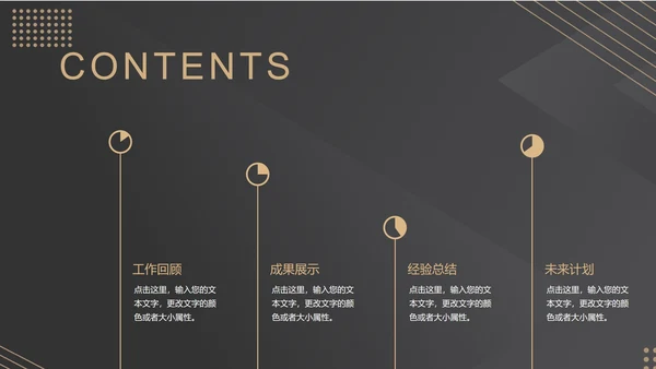 黑色高端商务总结汇报PPT模板