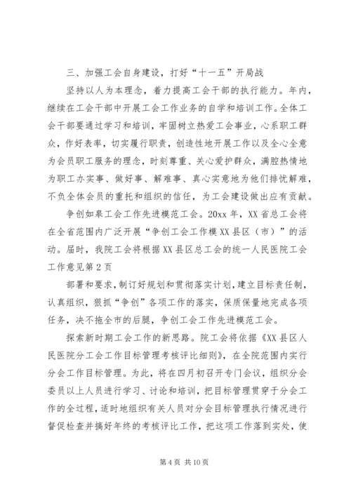 人民医院工会工作意见.docx