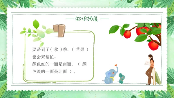 要是你在野外迷了路小清新二年级语文下册PPT小学语文二年级小学语文二年级下册课件