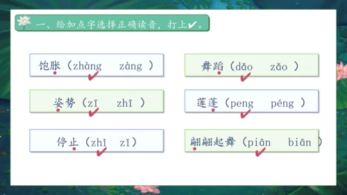【核心素养】部编版语文三年级下册-3. 荷花 第1课时（课件）