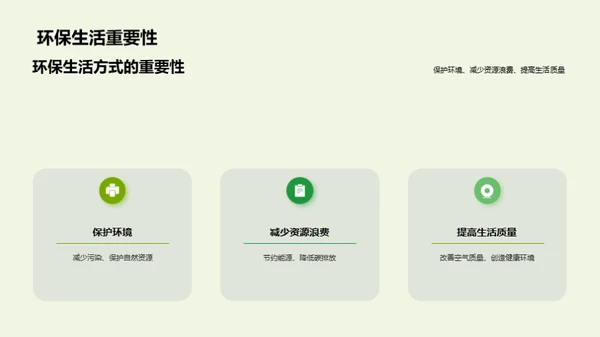 绿色生活，从我做起