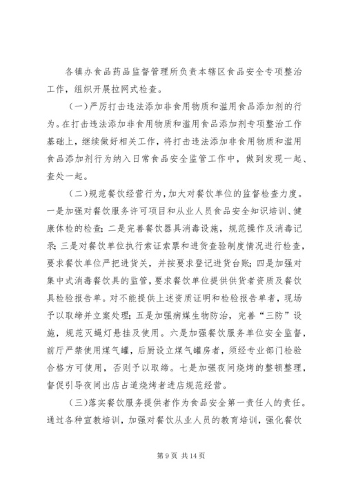 食药监局XX年安全生产实施方案4篇.docx
