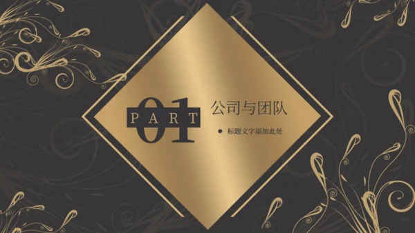 商务黑金奢华风融资商业计划书通用PPT模板