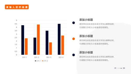 橙色潮流前沿企业市场计划书PPT模板