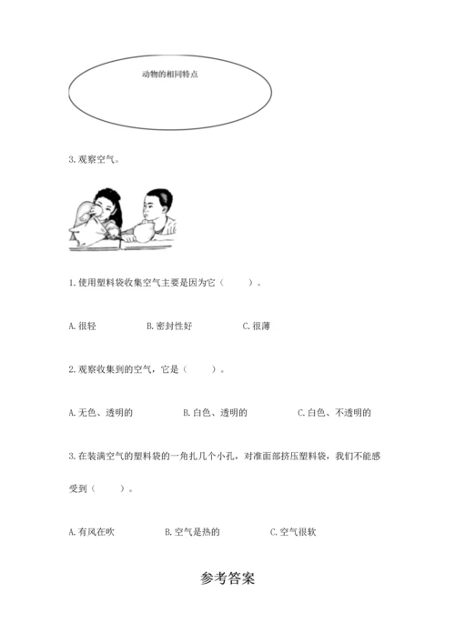 教科版一年级下册科学期末测试卷及参考答案（典型题）.docx