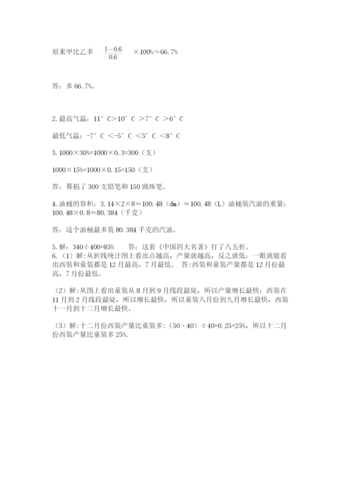 辽宁省【小升初】2023年小升初数学试卷附答案【完整版】.docx